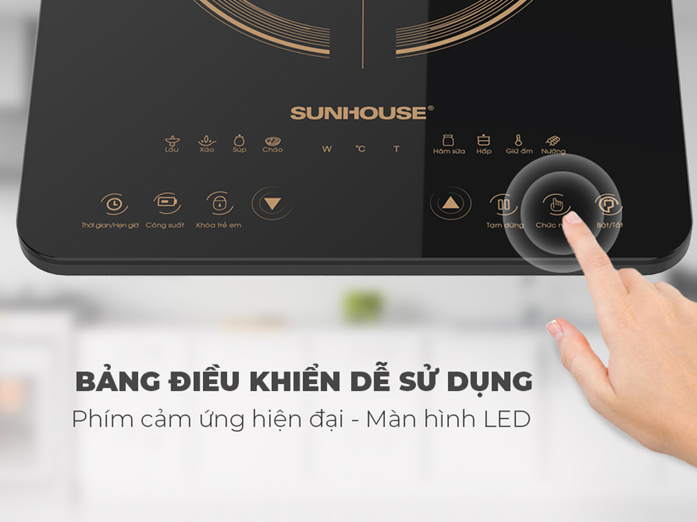 Bếp từ đơn Sunhouse SHD6803