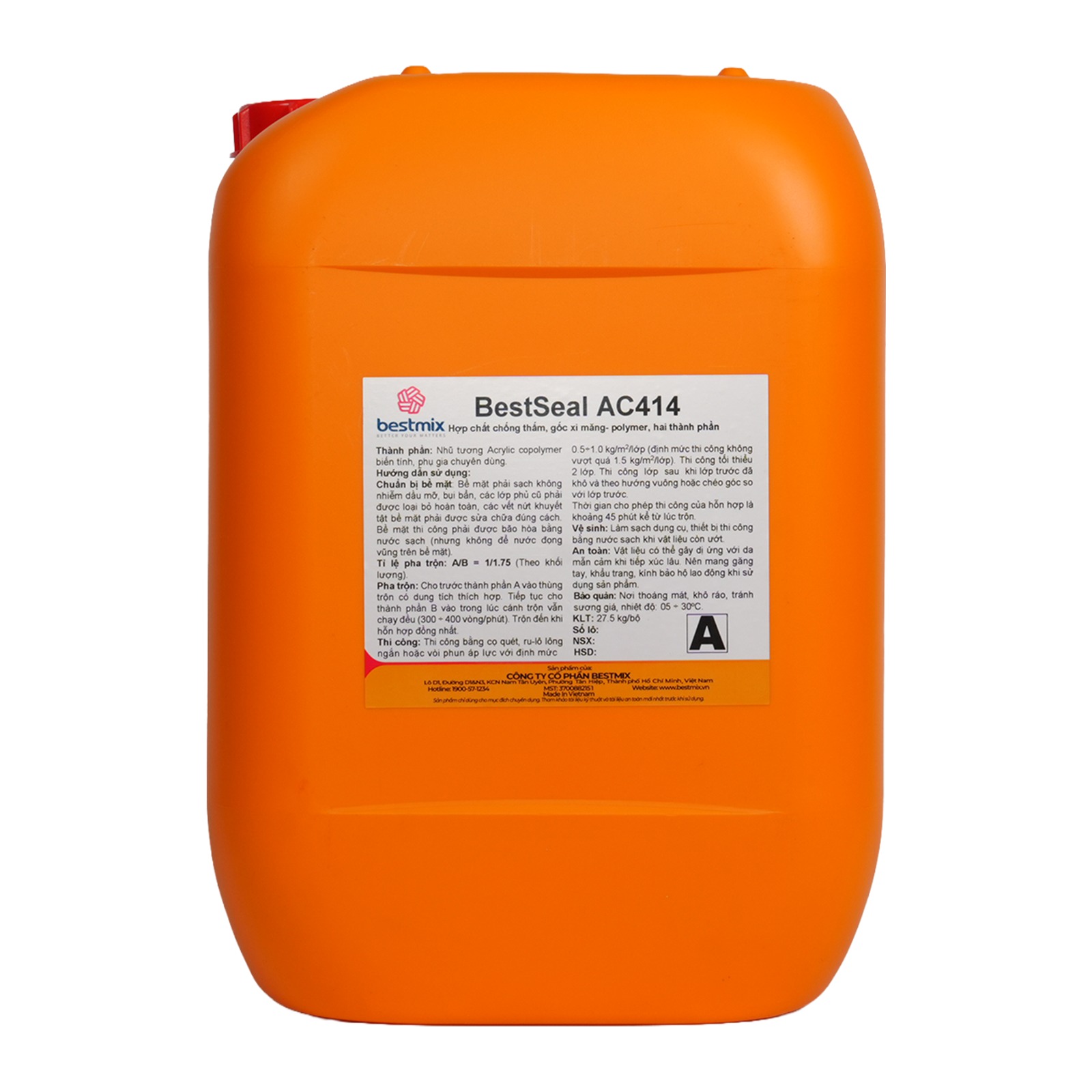 BestSeal AC414 chính hãng – 34 kg/bộ (A: 14 kg; B: 20 kg)