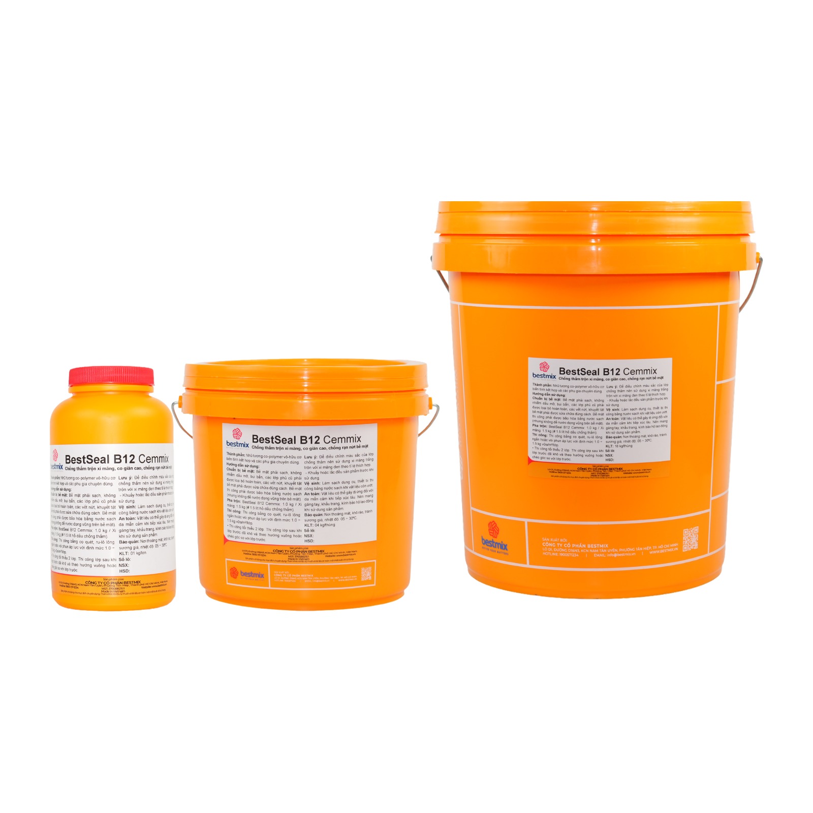 BestSeal B12 Cemmix chính hãng – 4 kg/thùng; 18 kg/thùng