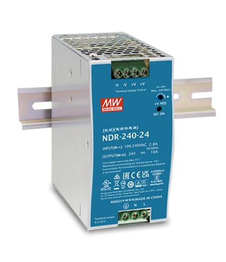 Bộ nguồn LED Meanwell NDR gắn ray DIN