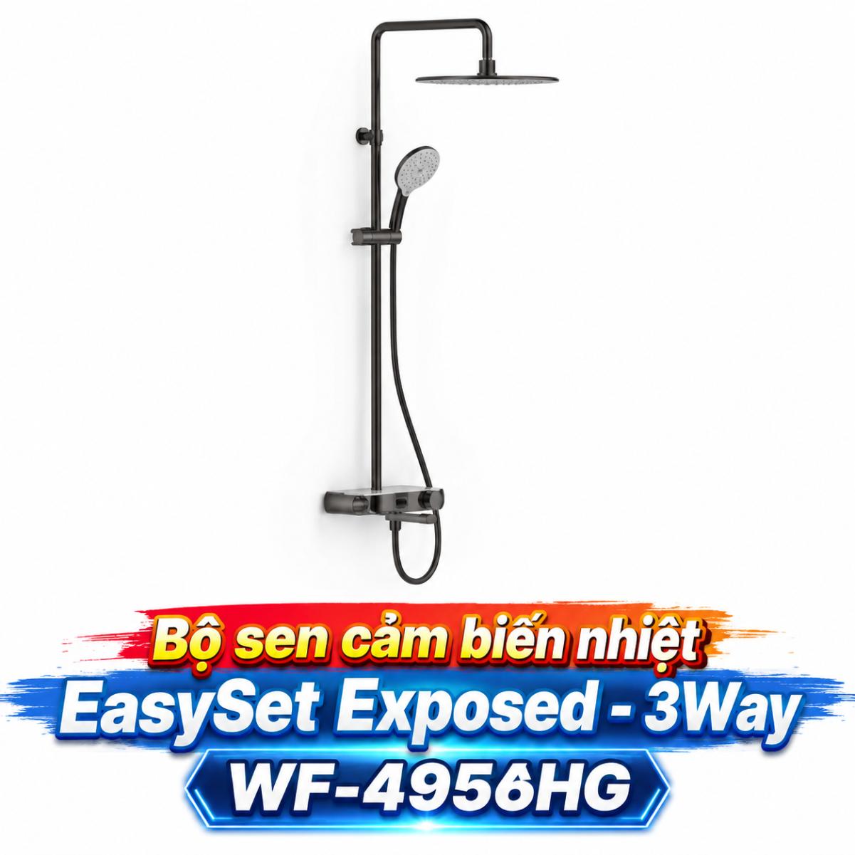 Bộ sen cảm biến nhiệt American Standard EasySet Exposed 3Way WF-4956HG