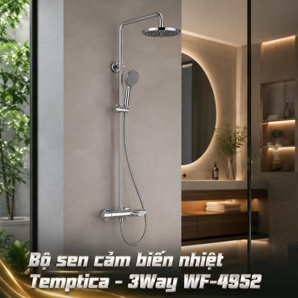 Bộ sen cảm biến nhiệt American Standard Temptation 3Way WF-4952