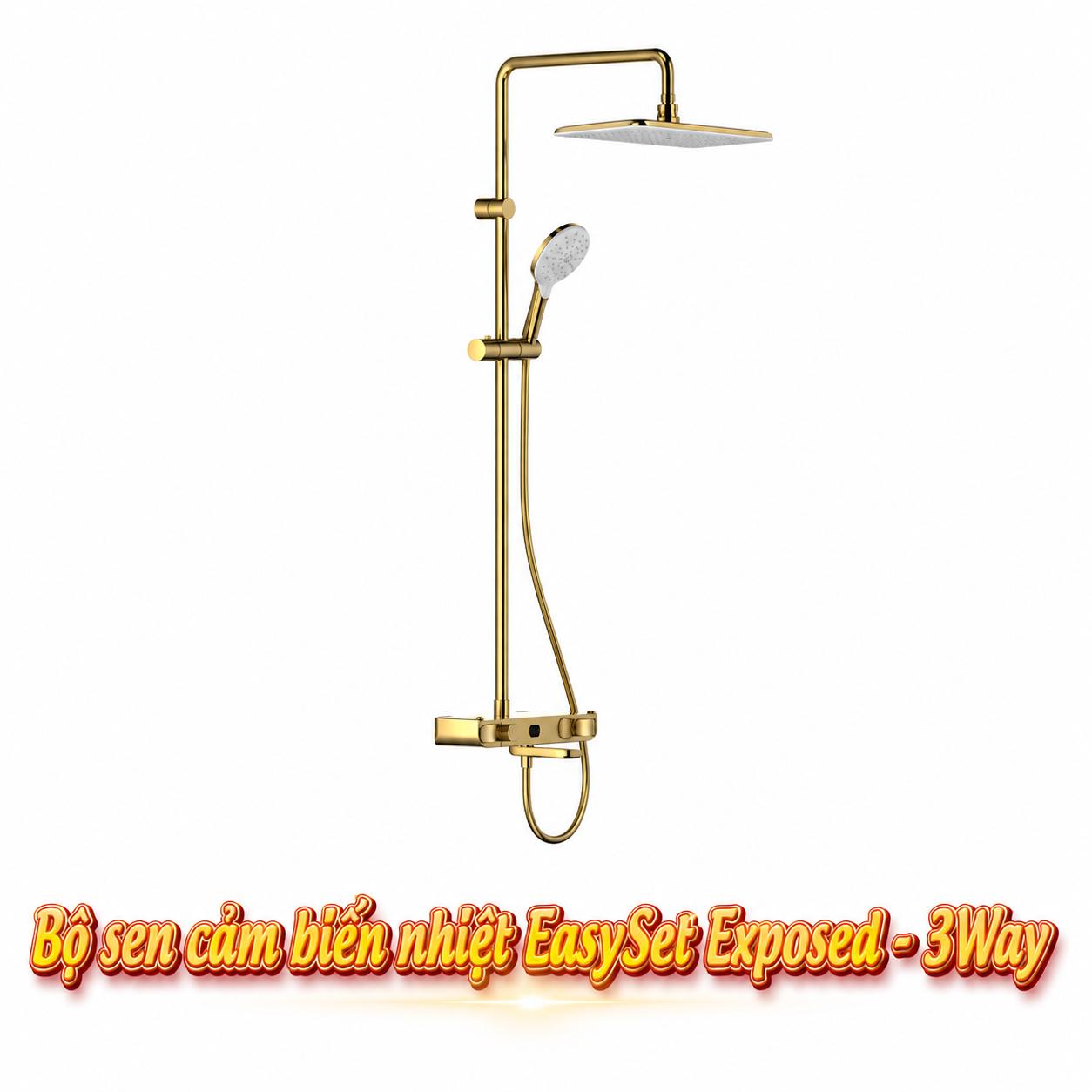 Bộ sen cây cảm biến nhiệt American Standard EasySet Exposed 3Way WF-4956CS