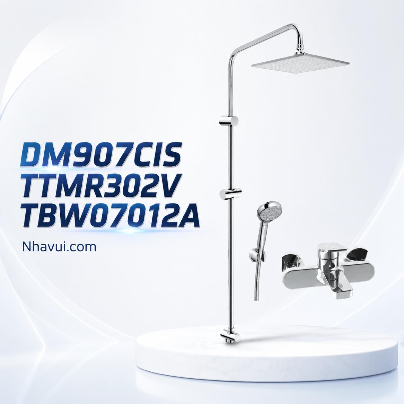 Bộ sen cây kết hợp TOTO DM907CIS TTMR302V TBW07012A