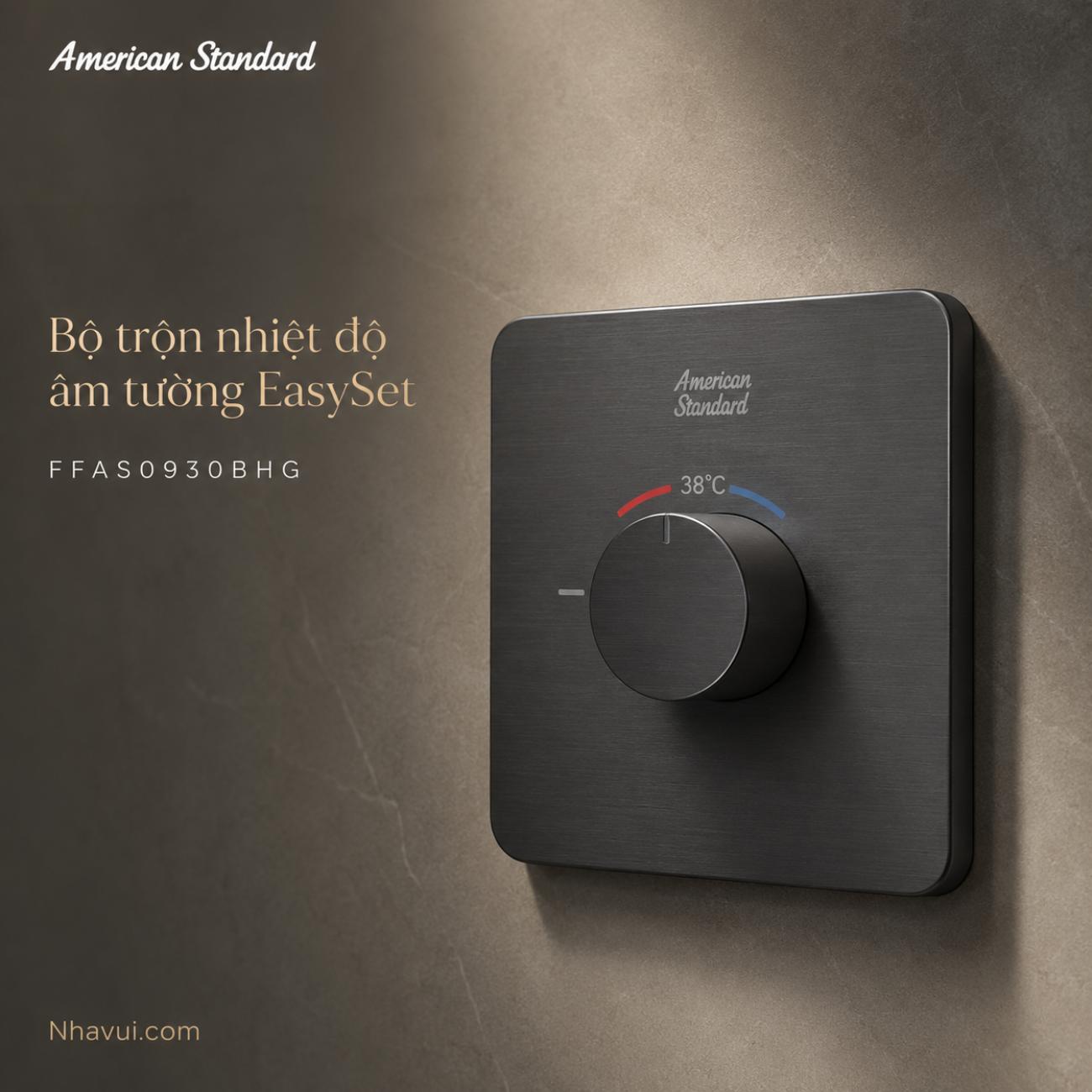 Bộ trộn nhiệt độ âm tường American Standard FFAS0930BHG EasySet