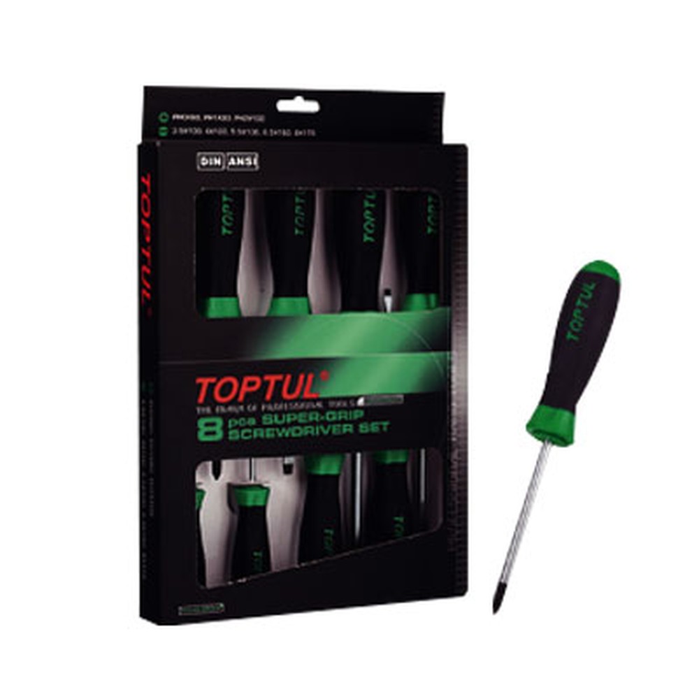 Bộ tua vít 8 món Toptul GAAE0807 (5 dẹp, 3 bake)