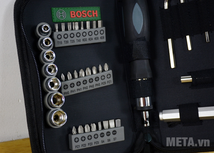 Bộ vặn vít đa năng Bosch 38 chi tiết 2607019506