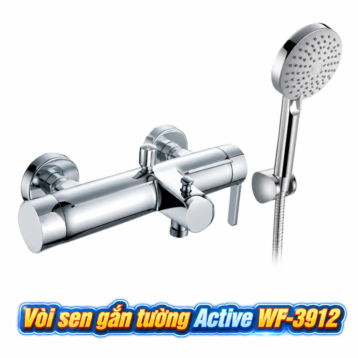 Bộ vòi sen gắn tường American Standard Active WF-3912