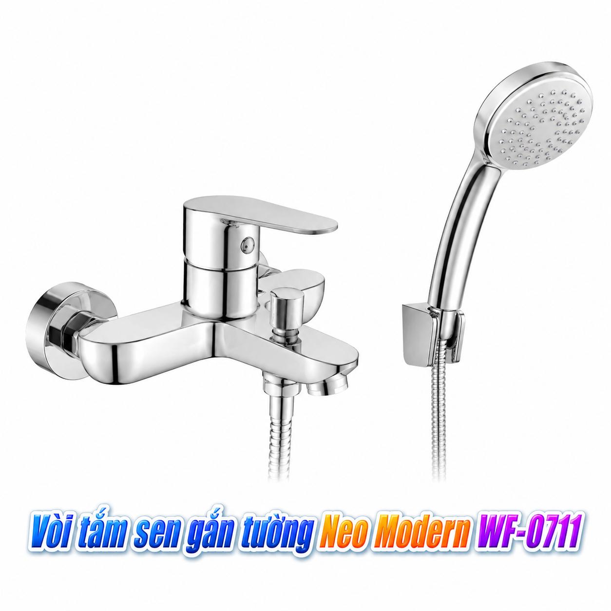 Bộ vòi tắm sen gắn tường American Standard Neo Modern WF-0711