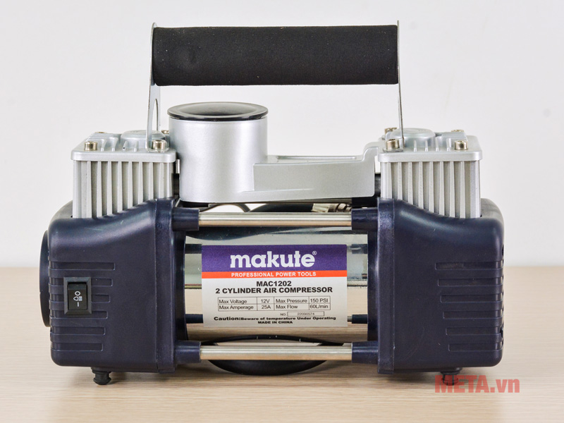 Bơm lốp ô tô Makute MAC1202 2 xi lanh 12V