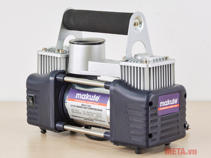Bơm lốp ô tô Makute MAC1202 2 xi lanh 12V
