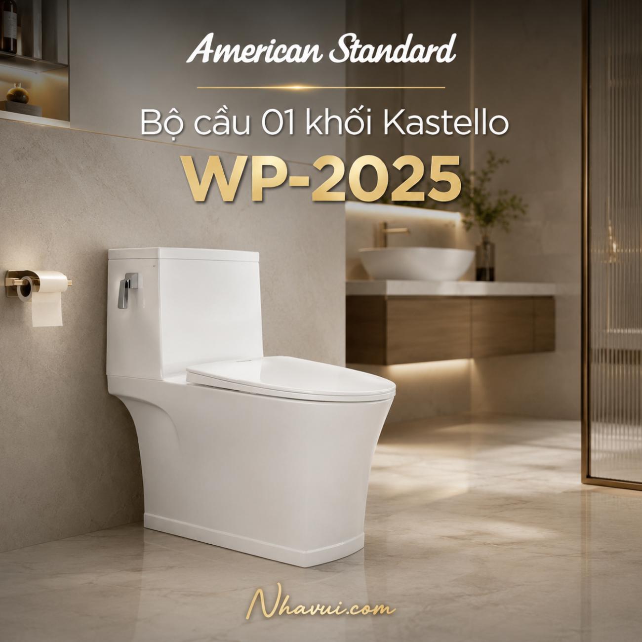 Bồn cầu 1 khối American Standard WP-2025 Kastello