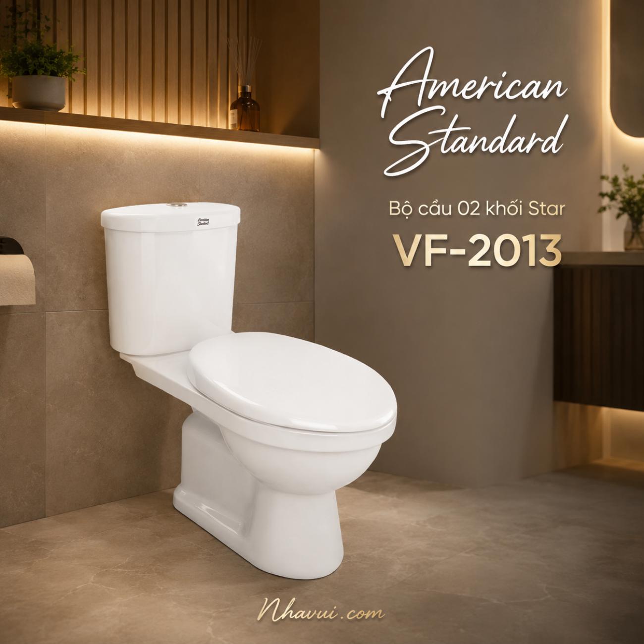 Bồn cầu 2 khối American Standard VF-2013 Star