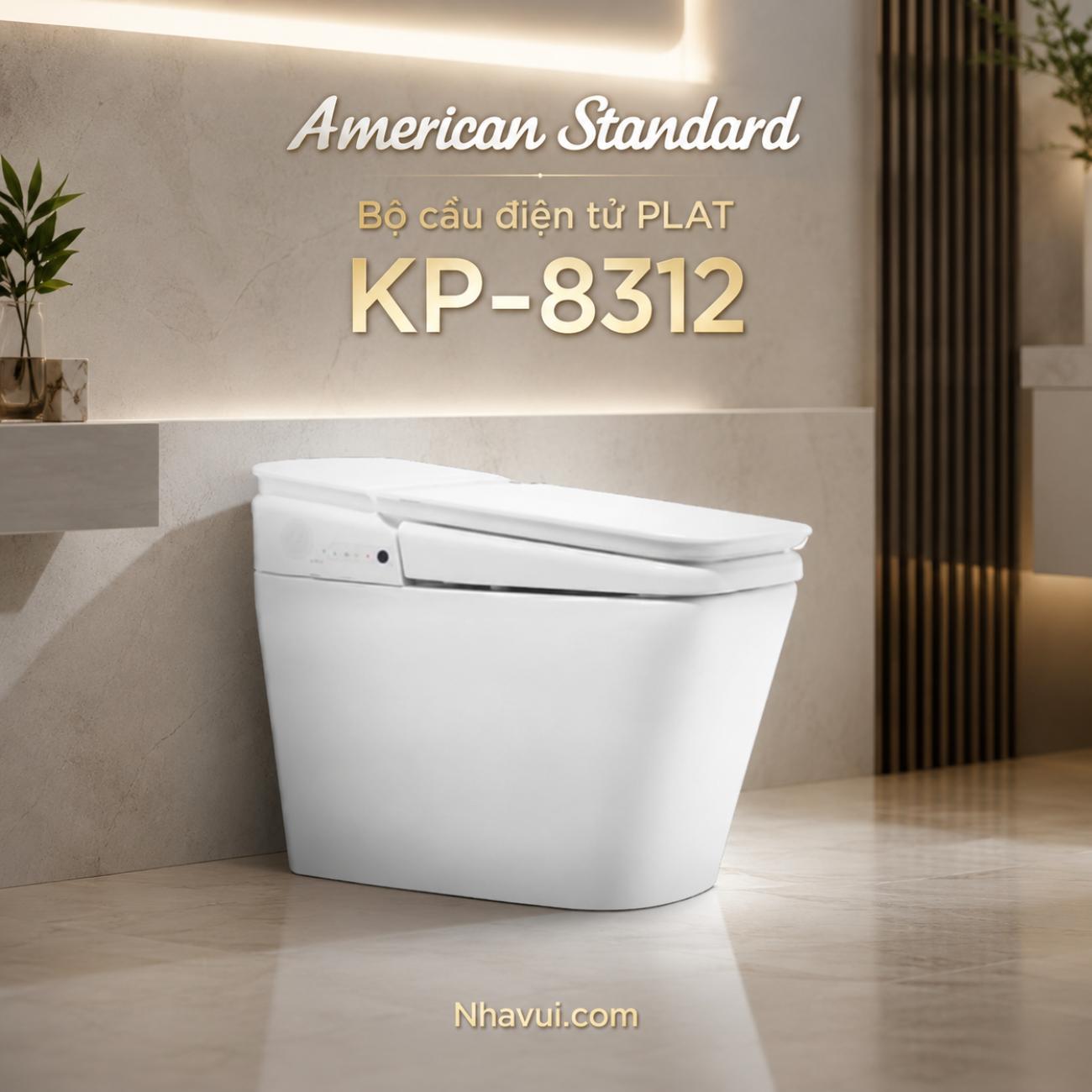 Bồn cầu điện tử American Standard KP-8312 PLAT
