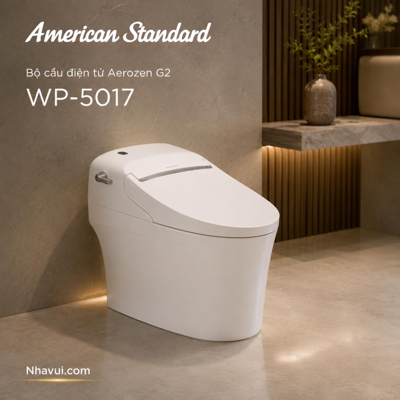 Bồn cầu điện tử American Standard WP-5017 Aerozen G2