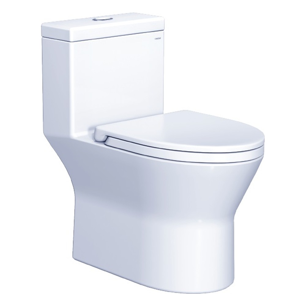 Bồn cầu một khối Caesar CD1374 – 690 x 375 x 730 mm chính hãng, bảo hành 24 tháng