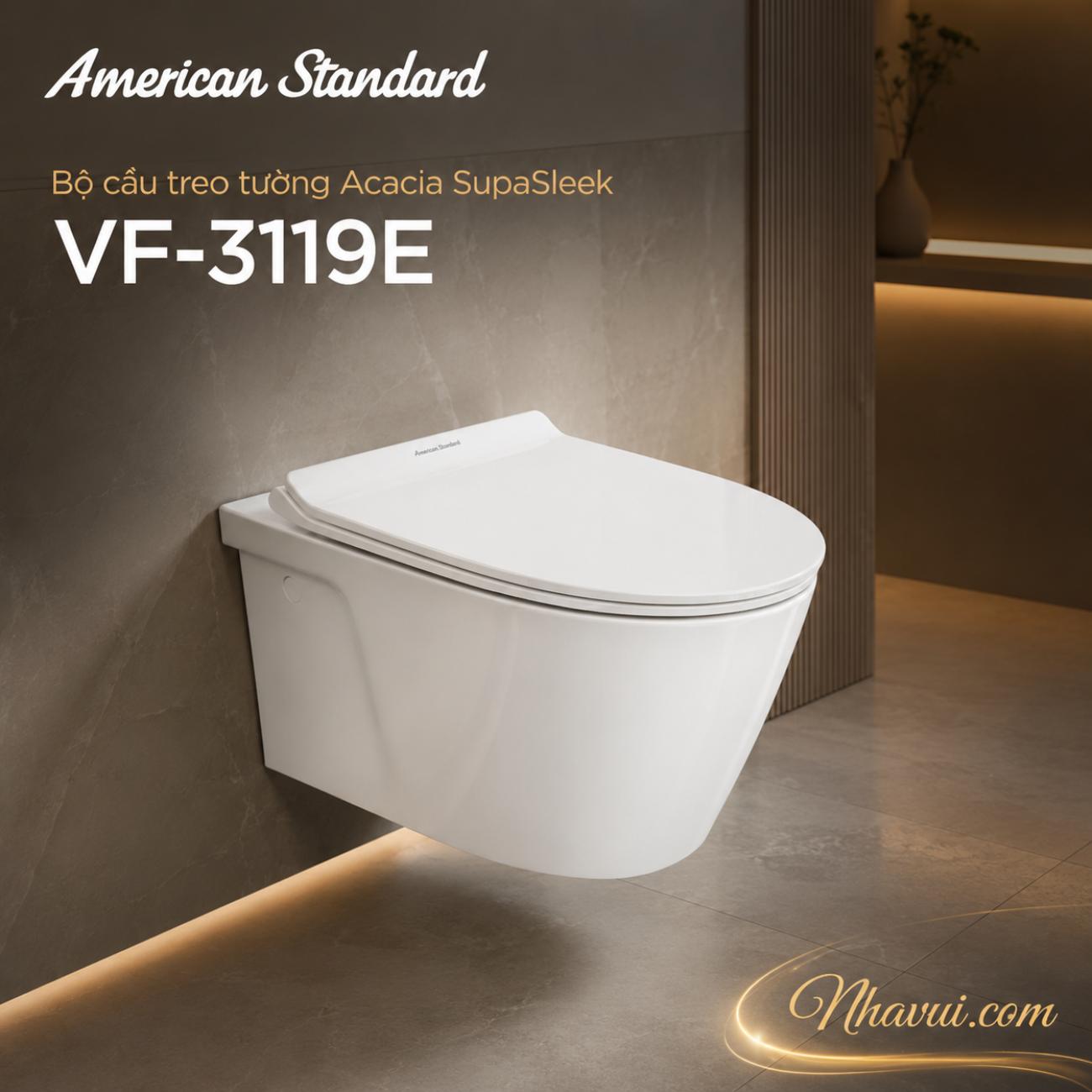 Bồn cầu treo tường American Standard VF-3119E Acacia SupaSleek