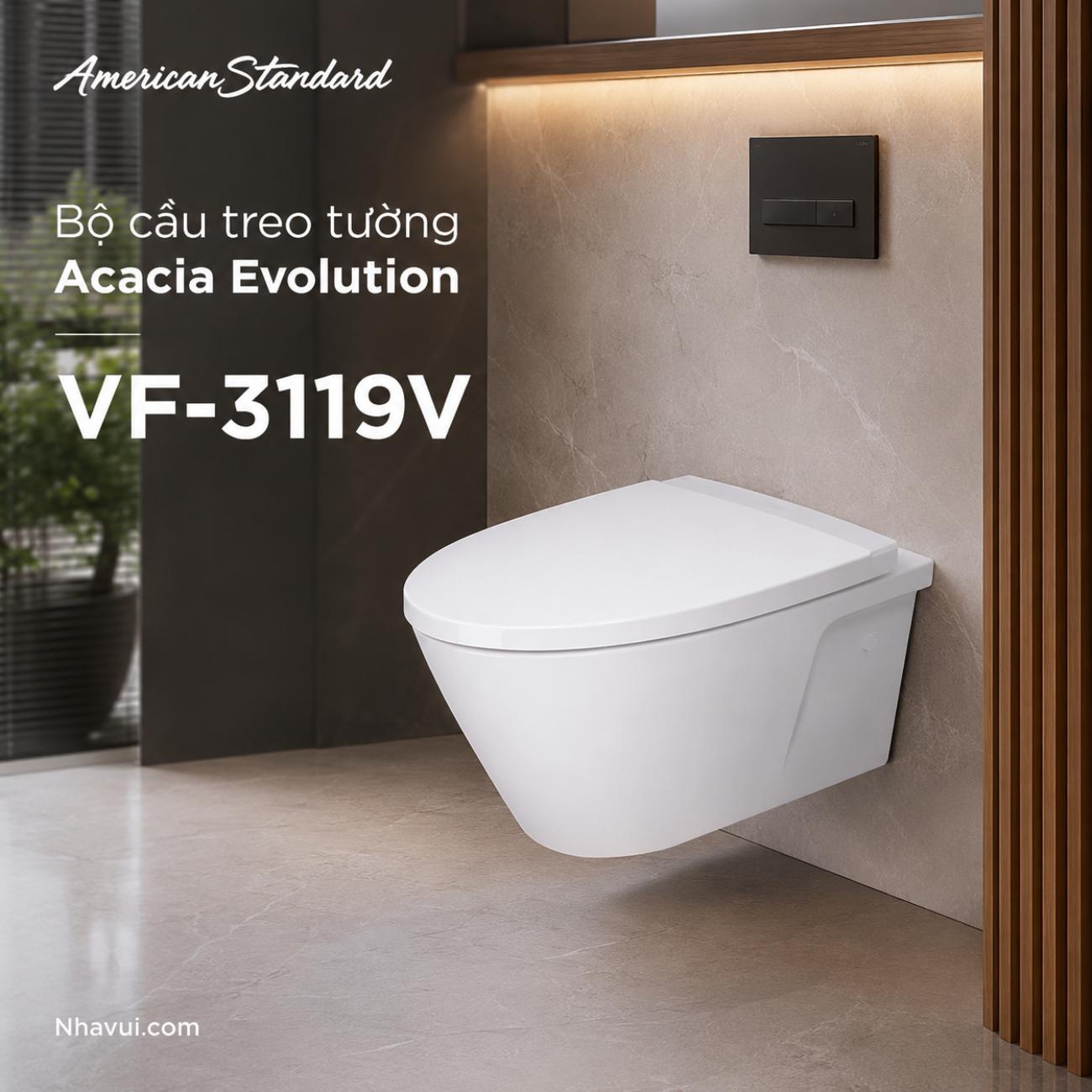 Bồn cầu treo tường American Standard VF-3119V Acacia Evolution