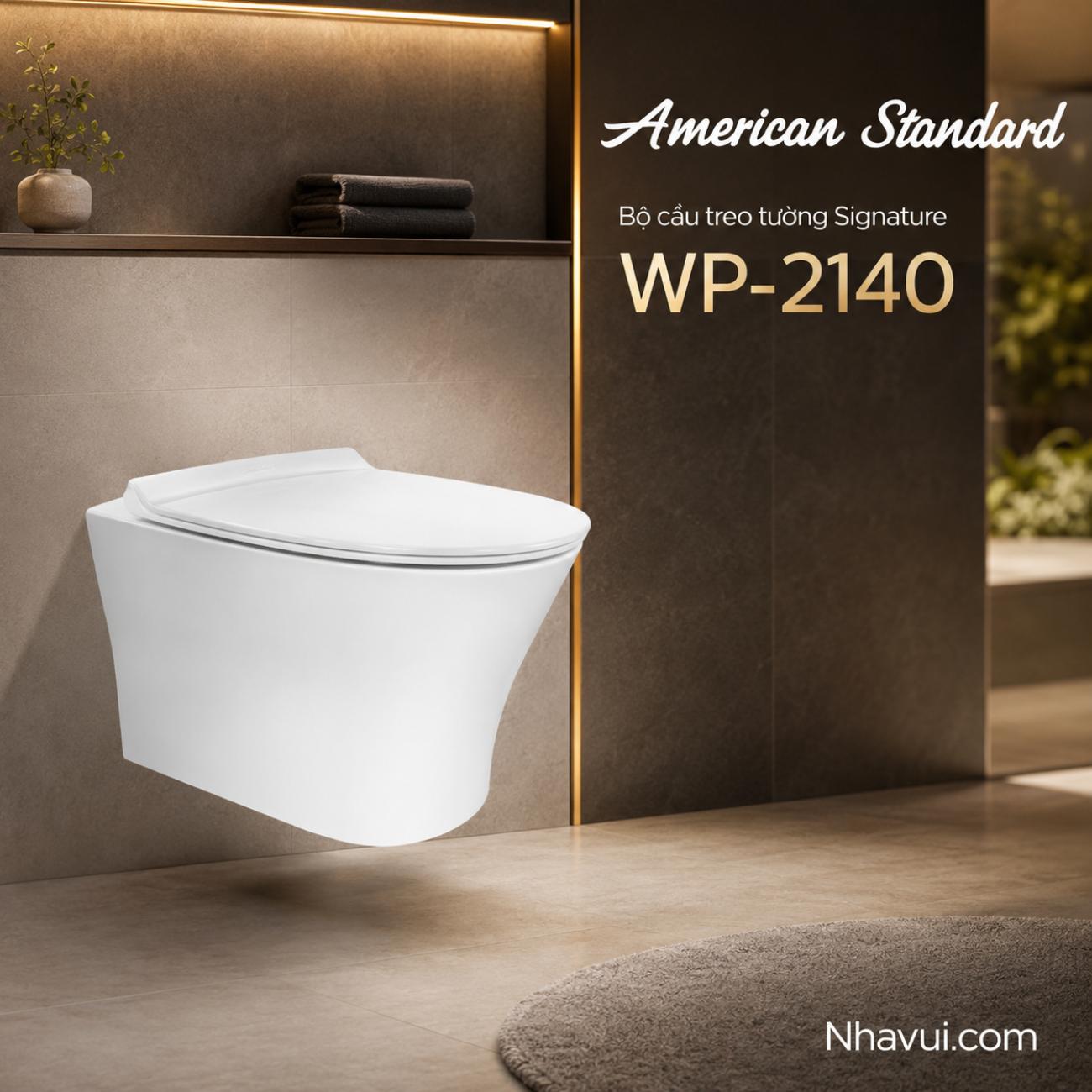Bồn cầu treo tường American Standard WP-2140 Signature