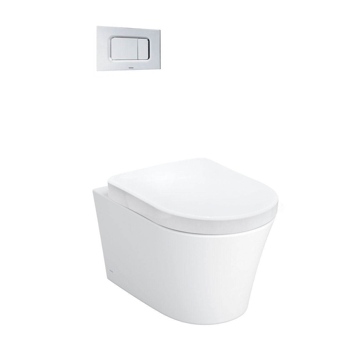 Bồn cầu treo tường kèm nắp đóng êm TOTO CW553 TC384CVK WH172A MB170P#SS