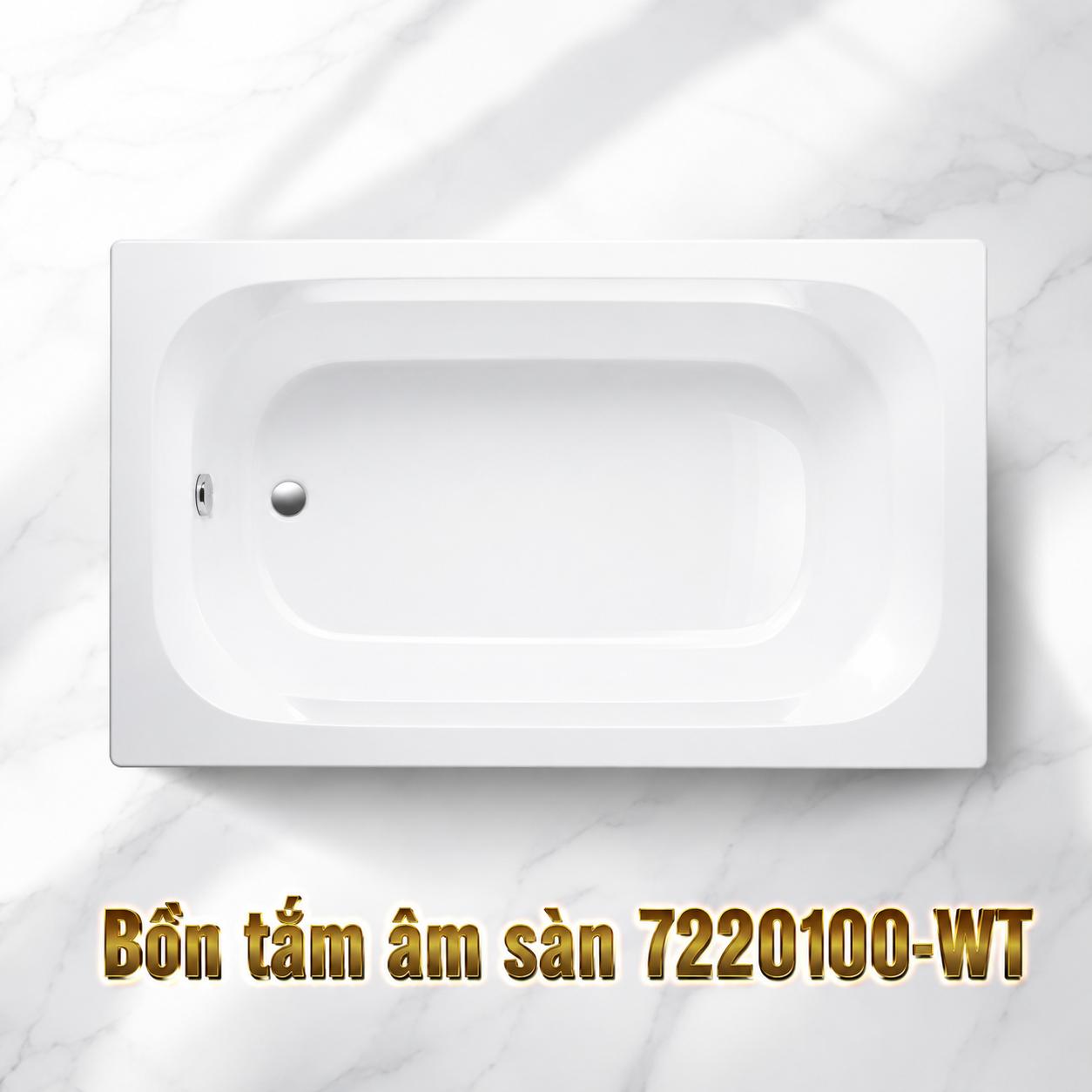 Bồn tắm âm sàn thủy lực Tonca 7220100-WT