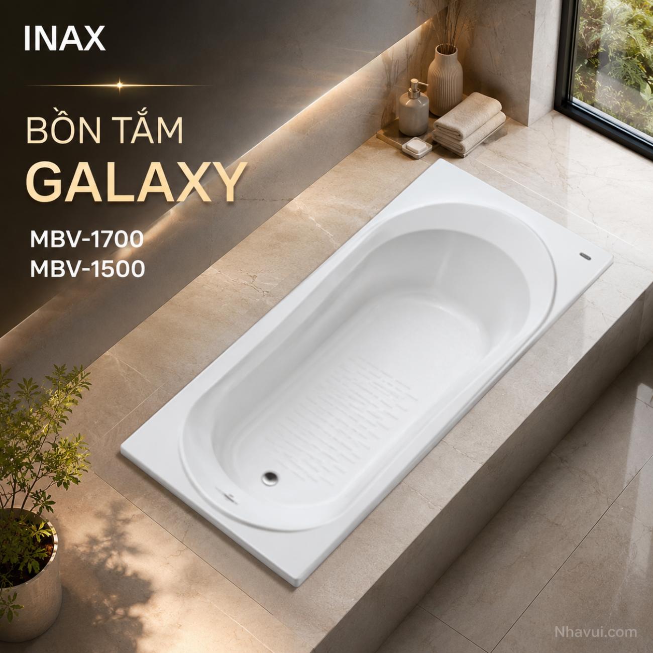 Bồn tắm INAX Galaxy MBV-1700 / MBV-1500