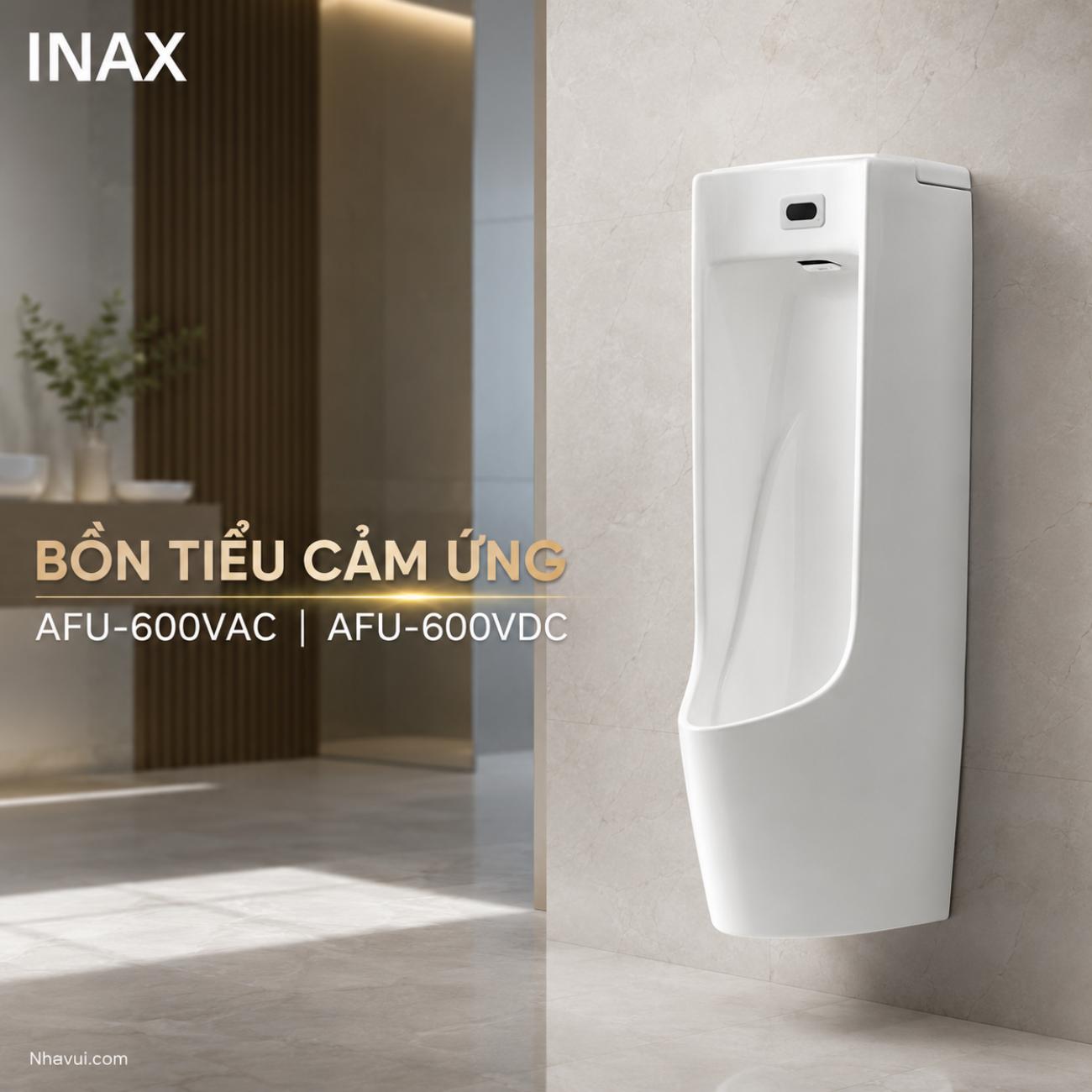 Bồn tiểu cảm ứng INAX AFU-600VAC / AFU-600VDC