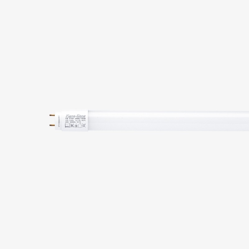 Bóng đèn LED tuýp T8 thủy tinh Rạng Đông TT01 0.6m 10W / 1.2m 20W