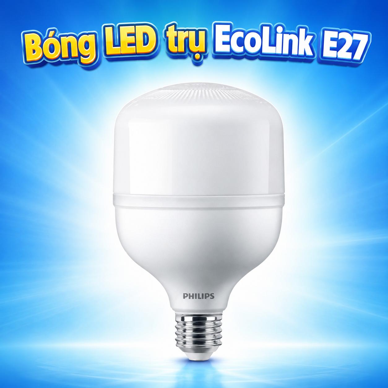 Bóng LED Trụ EcoLink E27 25W / 35W / 45W