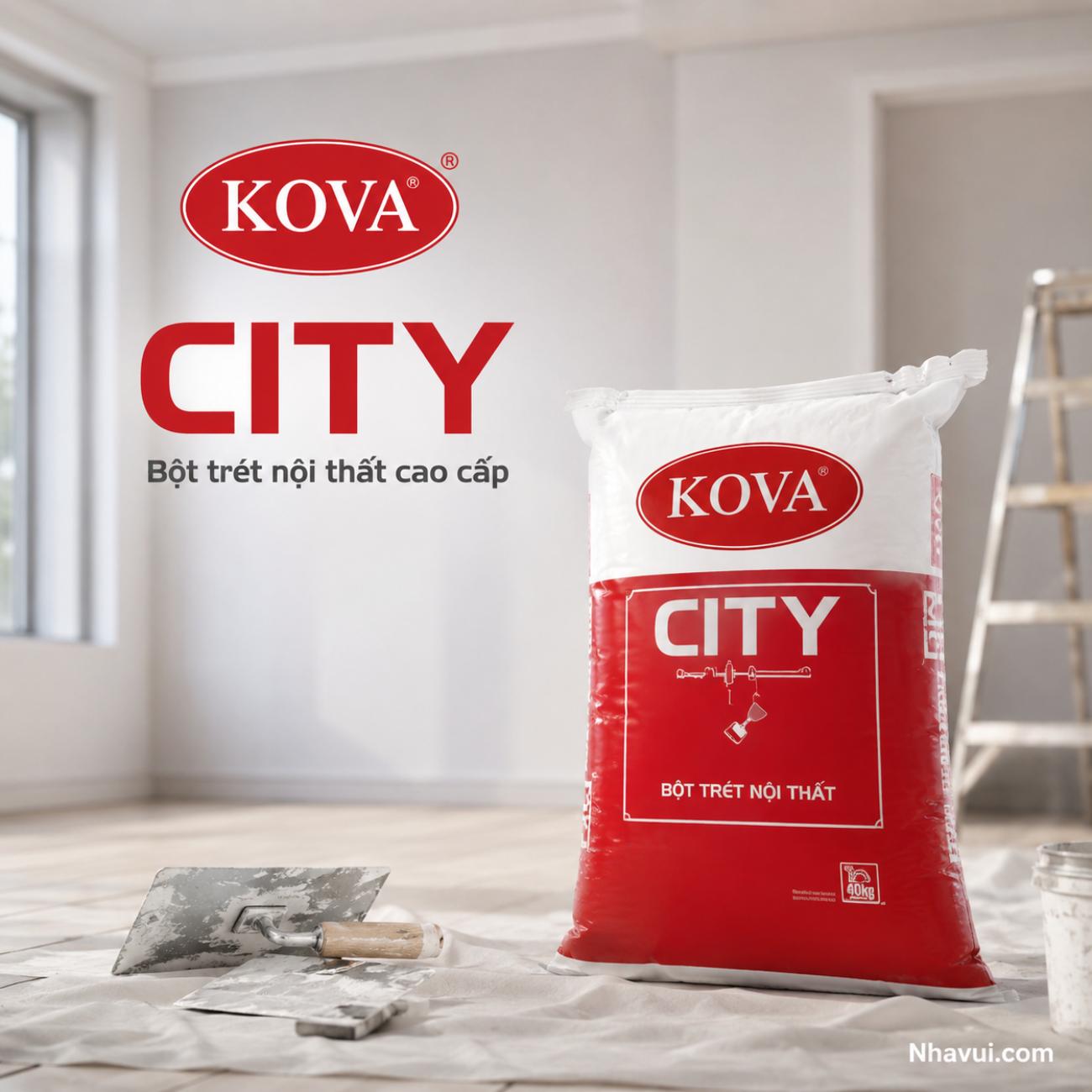 Bột trét nội thất cao cấp KOVA CITY