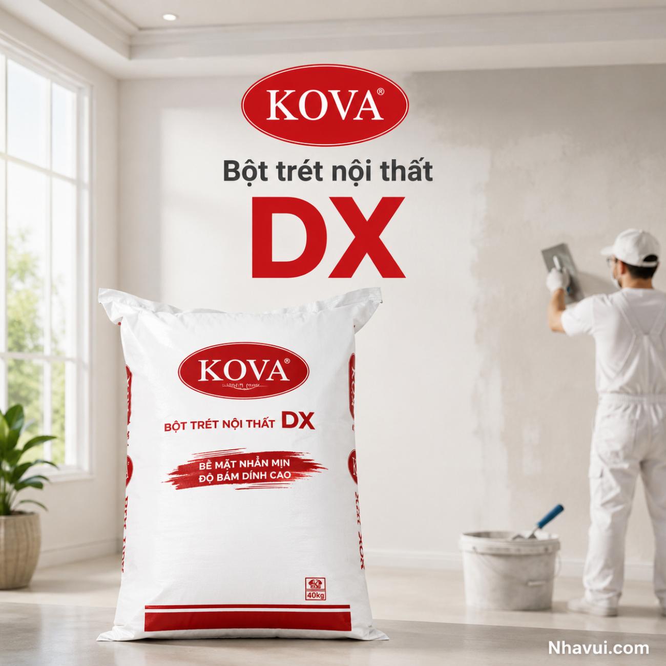 Bột trét nội thất KOVA DX