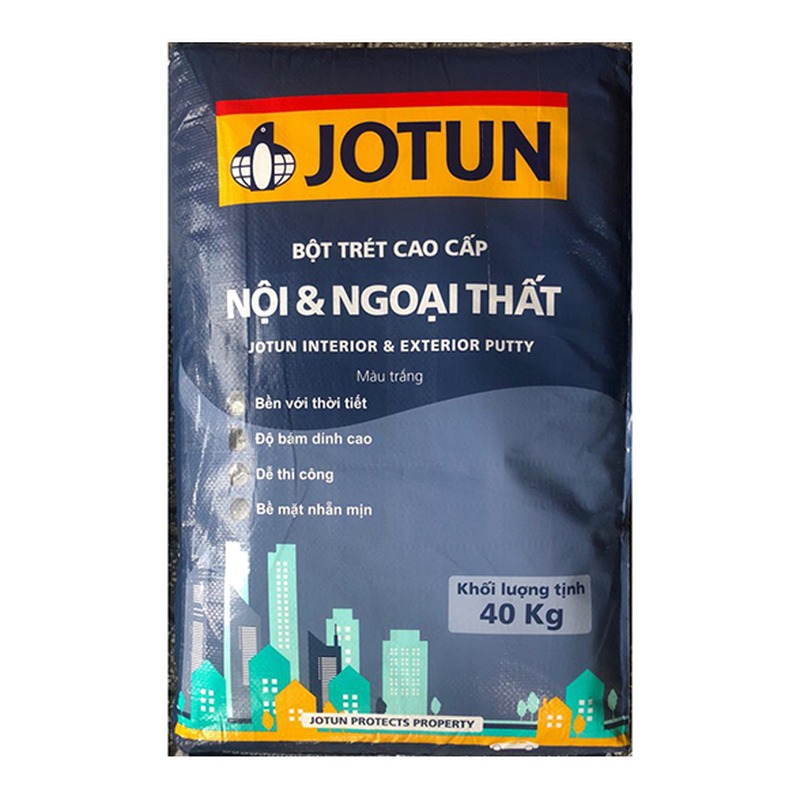 Bột trét tường nội & ngoại thất Jotun Interior & Exterior Putty bám dính cao