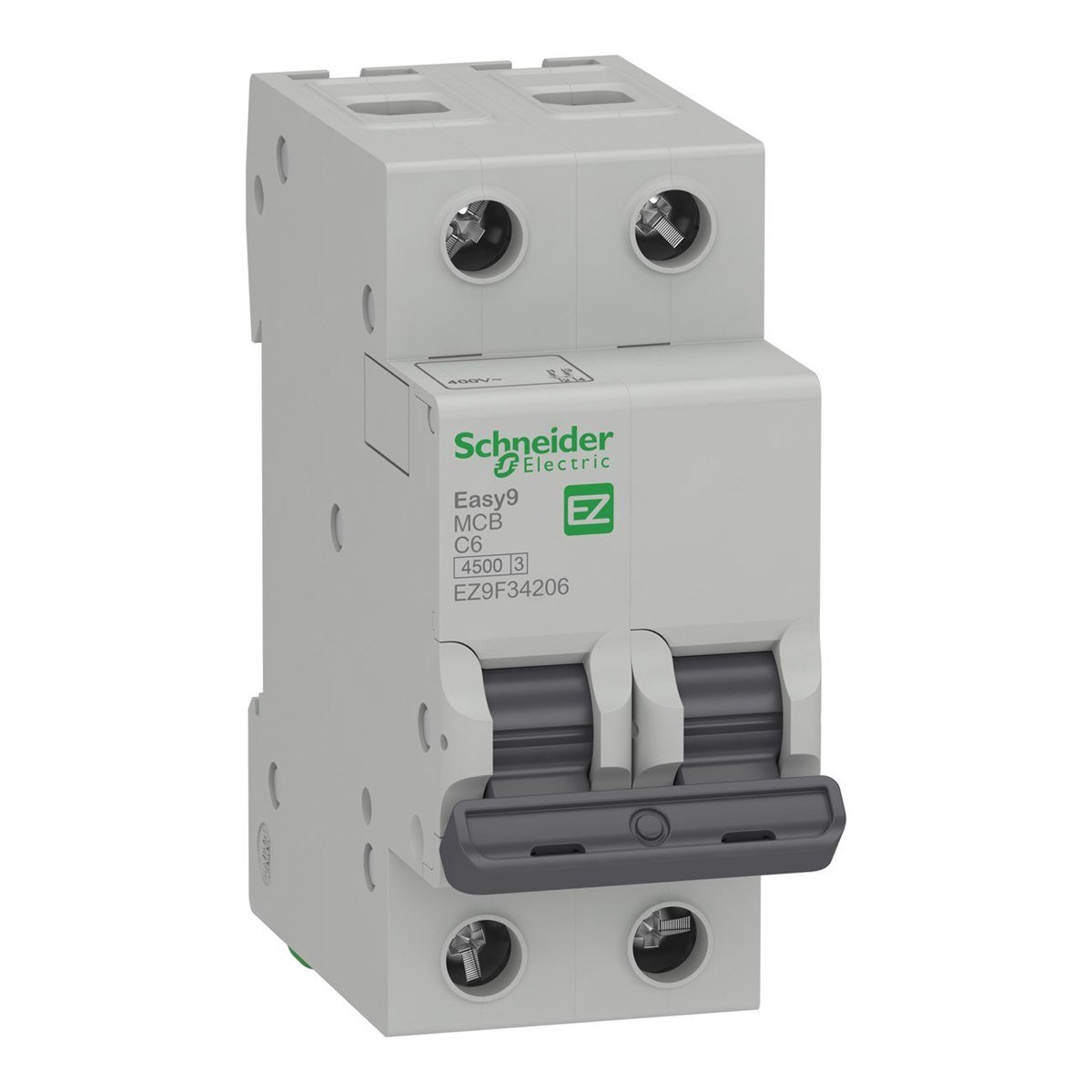 Cầu dao tự động MCB Schneider Easy9 2P 4.5kA đường cong C, 32A–63A