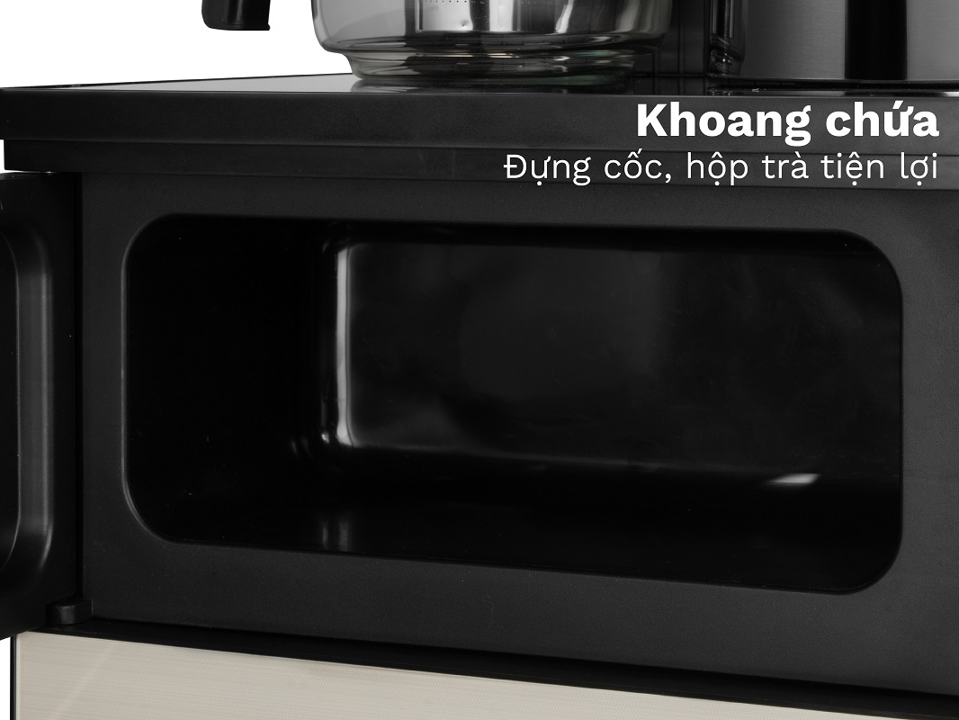 Cây nước nóng lạnh bình âm kèm bàn pha trà Fujihome TBD22