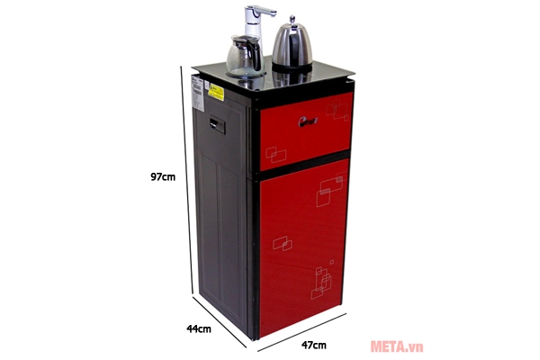 Cây nước nóng lạnh kết hợp bàn pha trà FujiE WD3000C