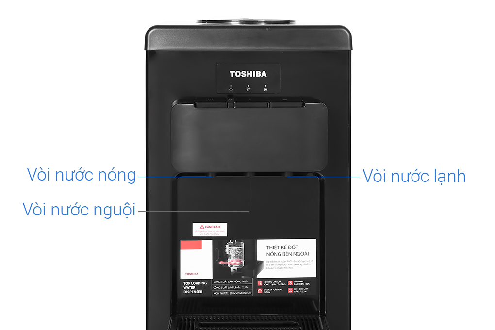 Cây nước nóng lạnh úp bình Toshiba RWF-W1917TV
