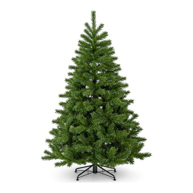 Cây thông Noel lá PE+PVC 1m5 chân sắt