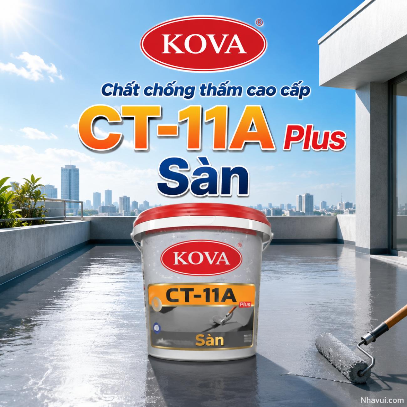 Chất chống thấm cao cấp KOVA CT-11A Plus Sàn