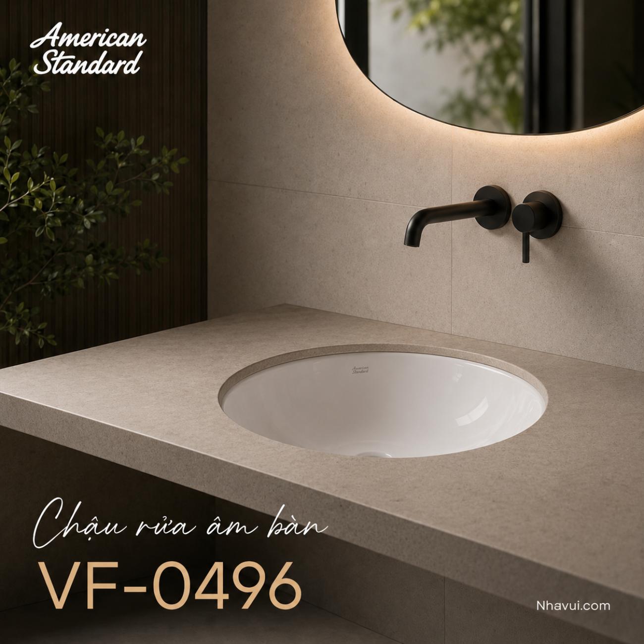 Chậu rửa âm bàn American Standard VF-0496 Ovalyn