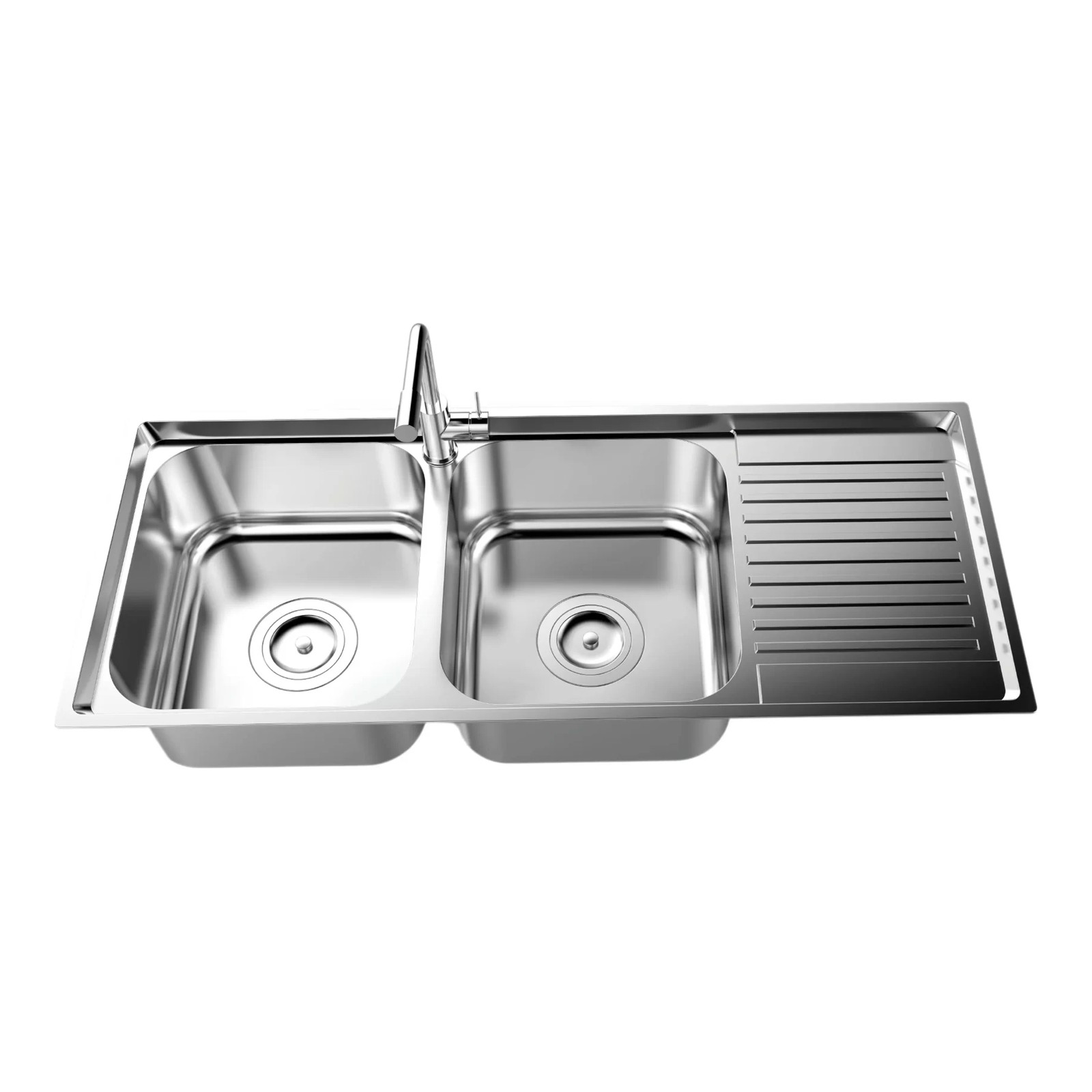 Chậu rửa chén inox Sơn Hà S105 2 hộc 1 bàn chính hãng