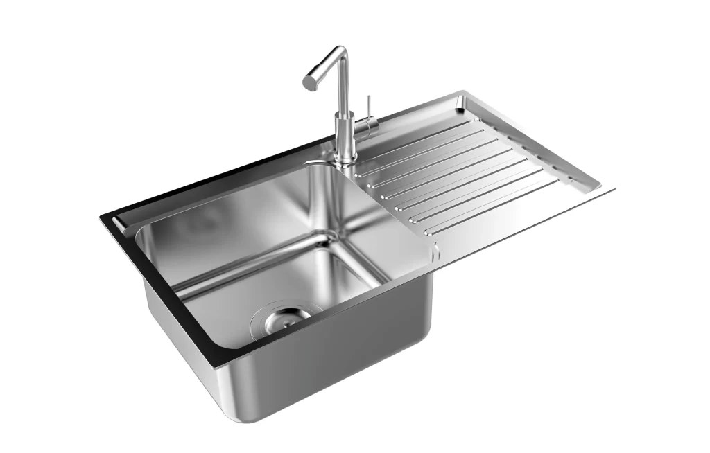 Chậu rửa chén inox Sơn Hà S78 1 hộc 1 bàn