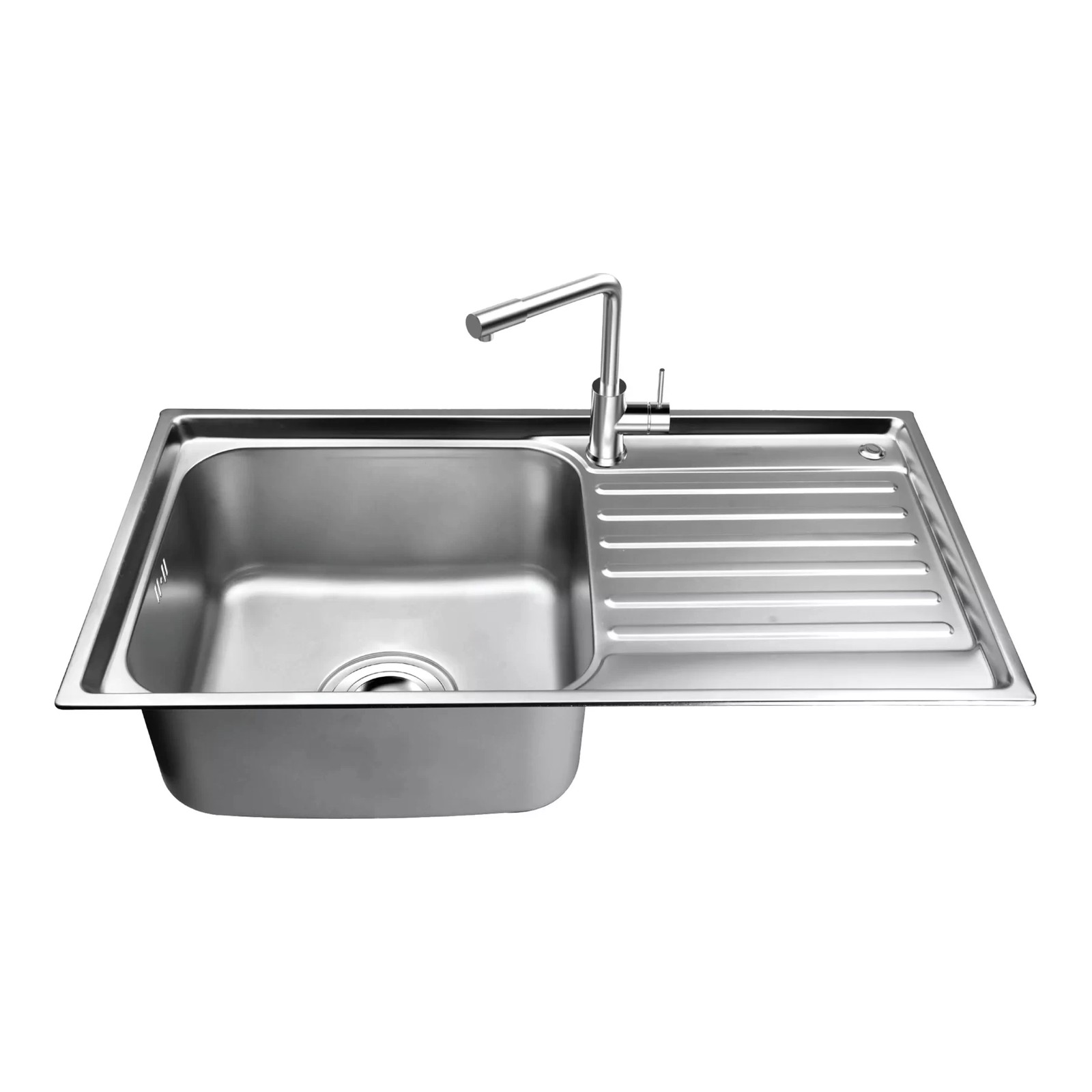 Chậu rửa chén inox Sơn Hà S78 1 hộc 1 bàn chính hãng