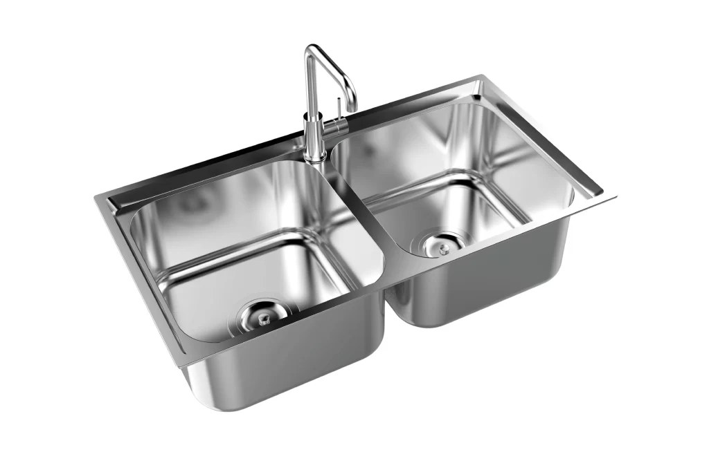 Chậu rửa chén inox Sơn Hà S82 2 hộc