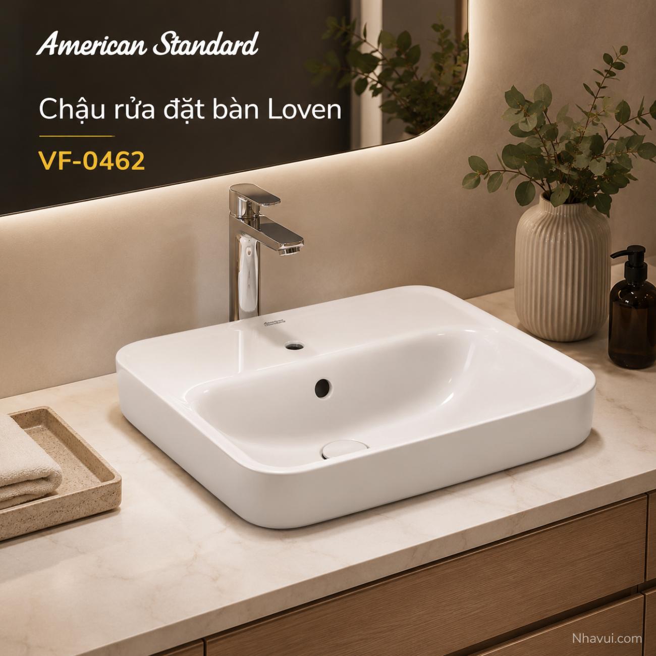 Chậu rửa đặt bàn American Standard VF-0462 Loven