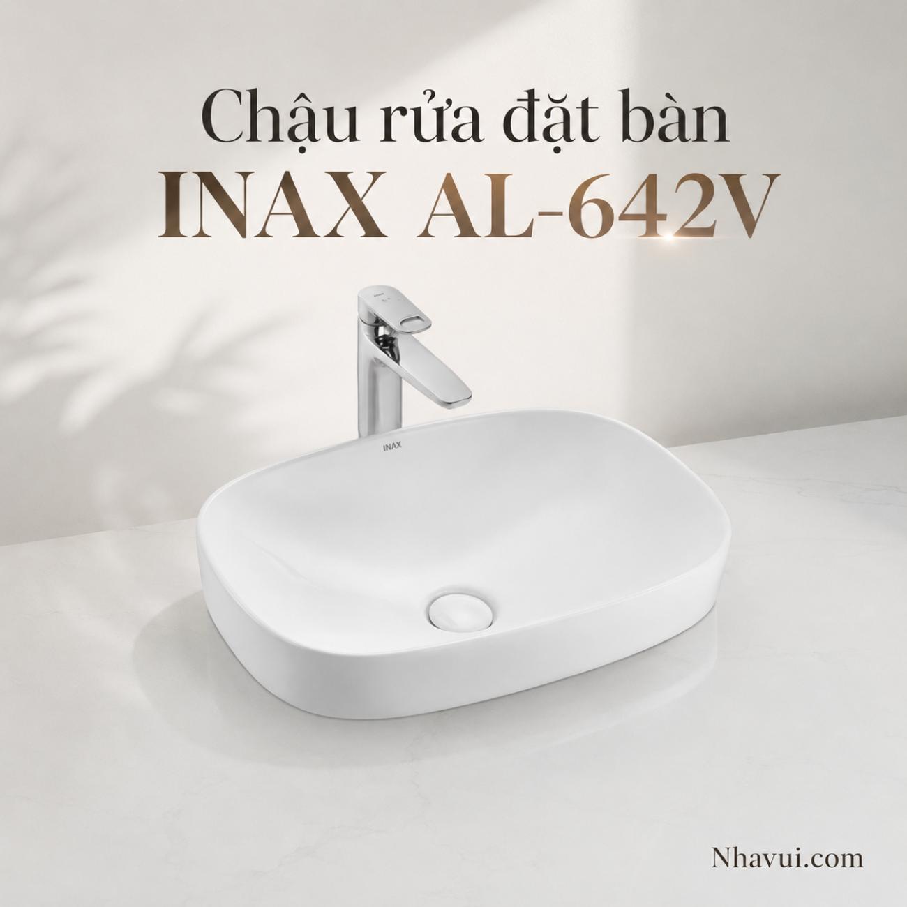 Chậu rửa đặt bàn INAX AL-642V AQUA CERAMIC