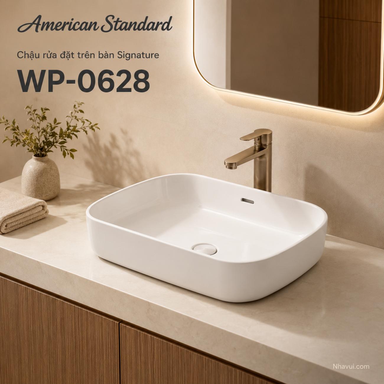 Chậu rửa đặt trên bàn American Standard WP-0628 Signature