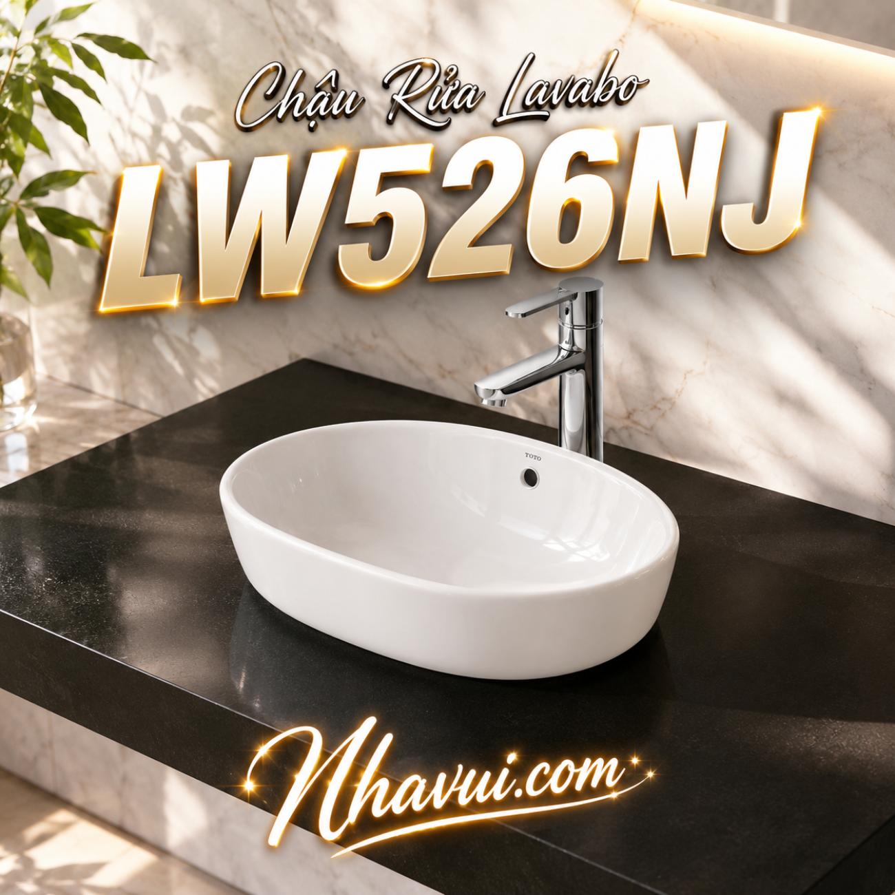 Chậu rửa lavabo đặt bàn kèm mặt bàn TOTO LW526NJ