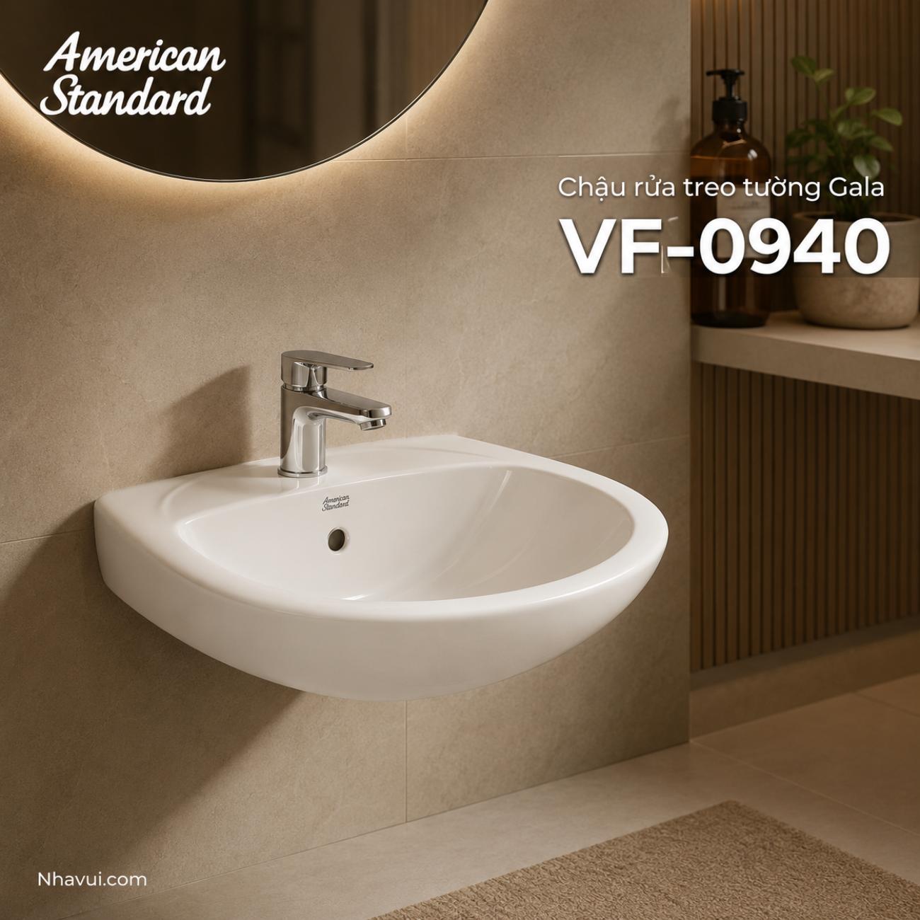 Chậu rửa treo tường American Standard VF-0940 Gala