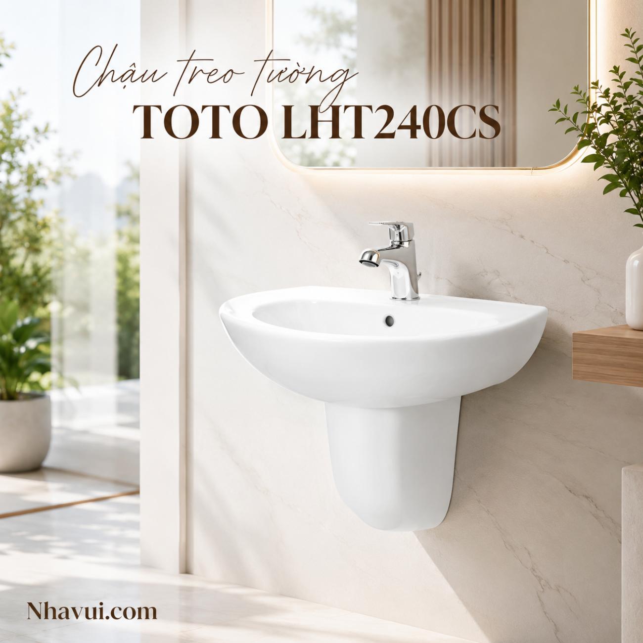 Chậu treo tường TOTO LHT240CS
