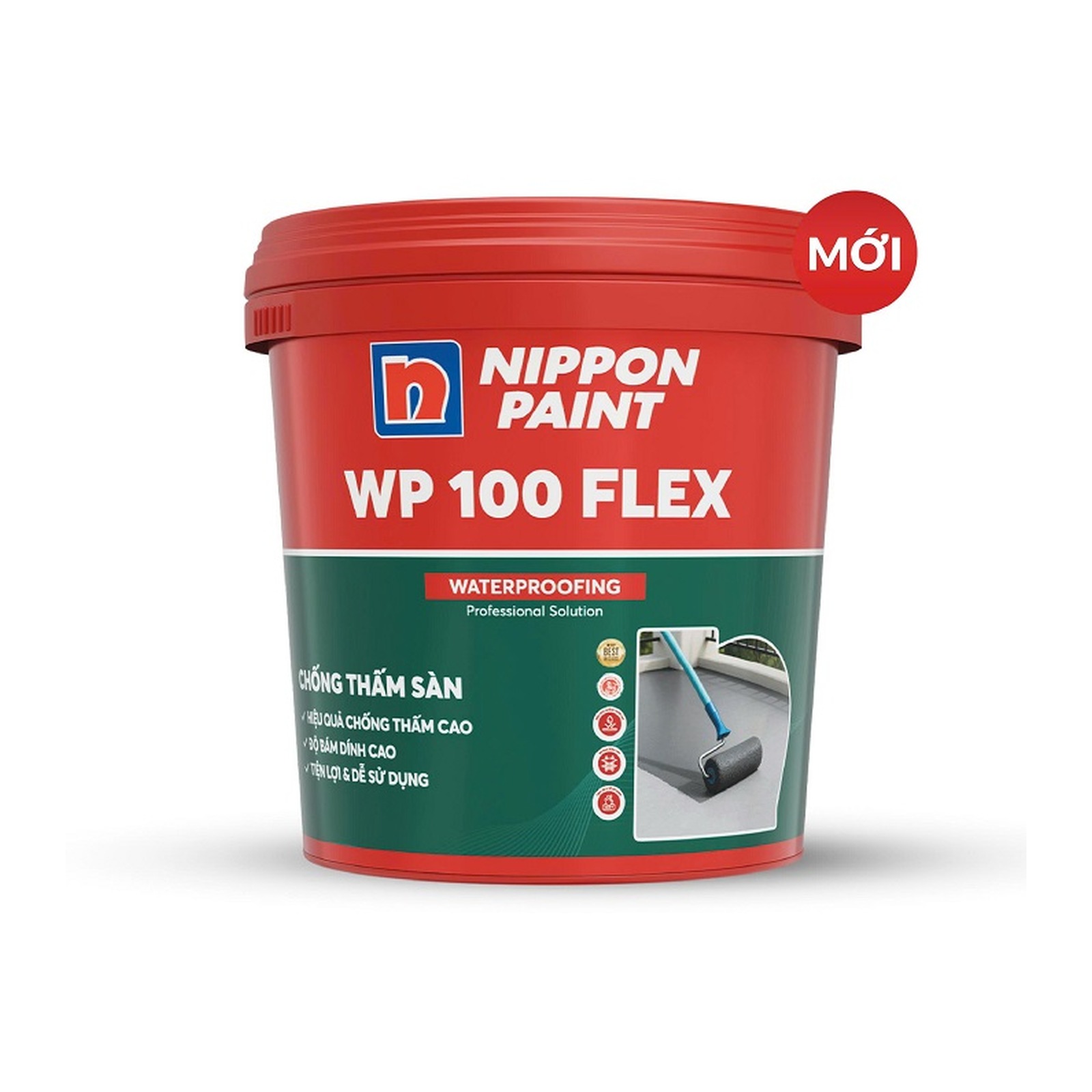 Chống thấm Nippon WP 100 Flex chính hãng – 6 kg, 18 kg